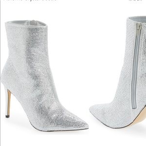 BP Athenna Silver Crystal Bootie